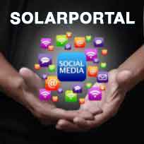 Solarportal auf Social Network